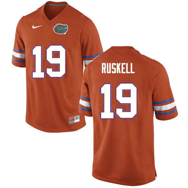 Men #19 Jack Ruskell Florida Gators College Football Jerseys Sale-Orange